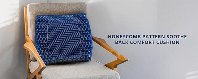 Honeycomb Pattern Soothe Back Comfort Cushion Banner