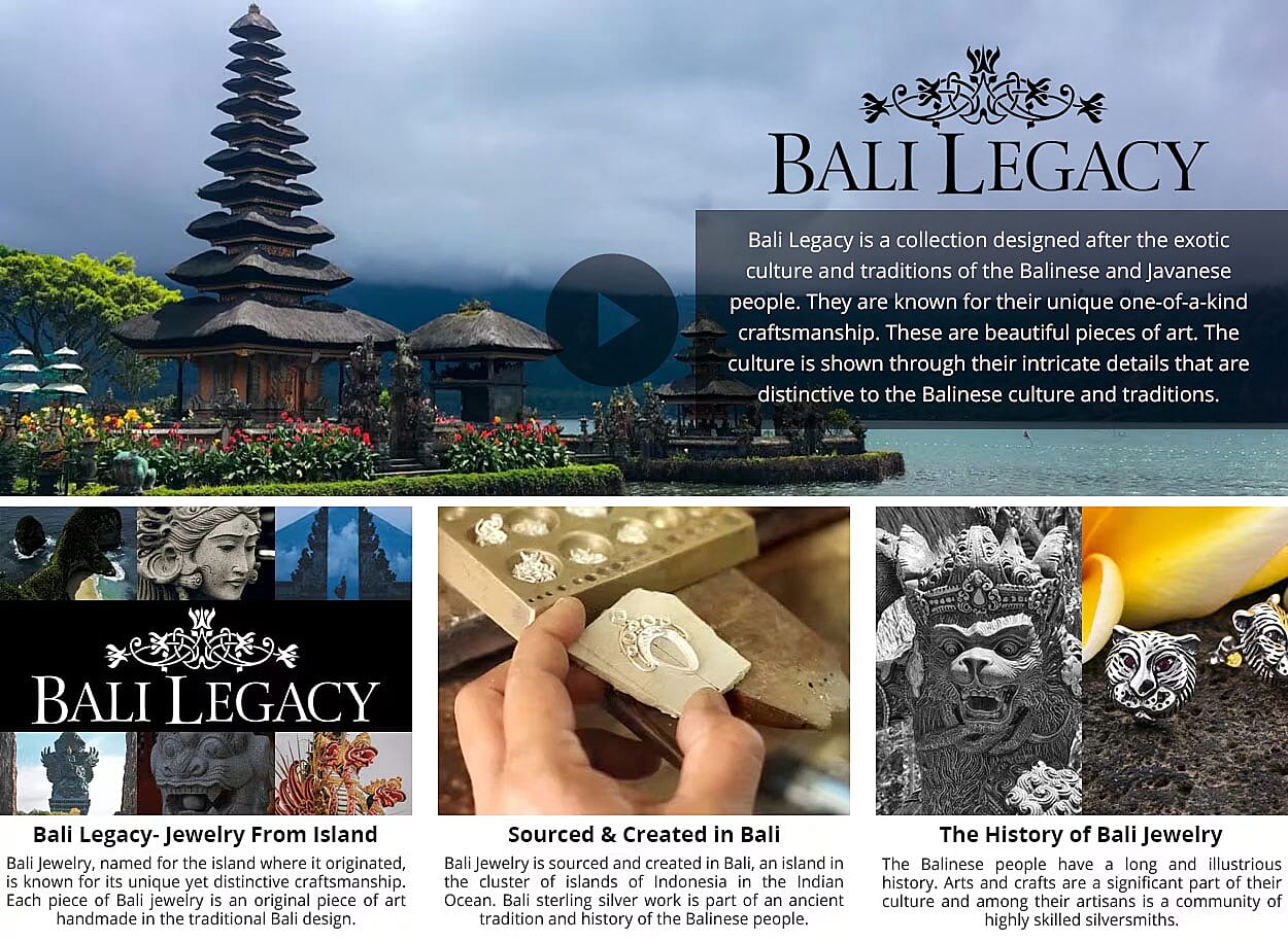 Bali Legacy Banner