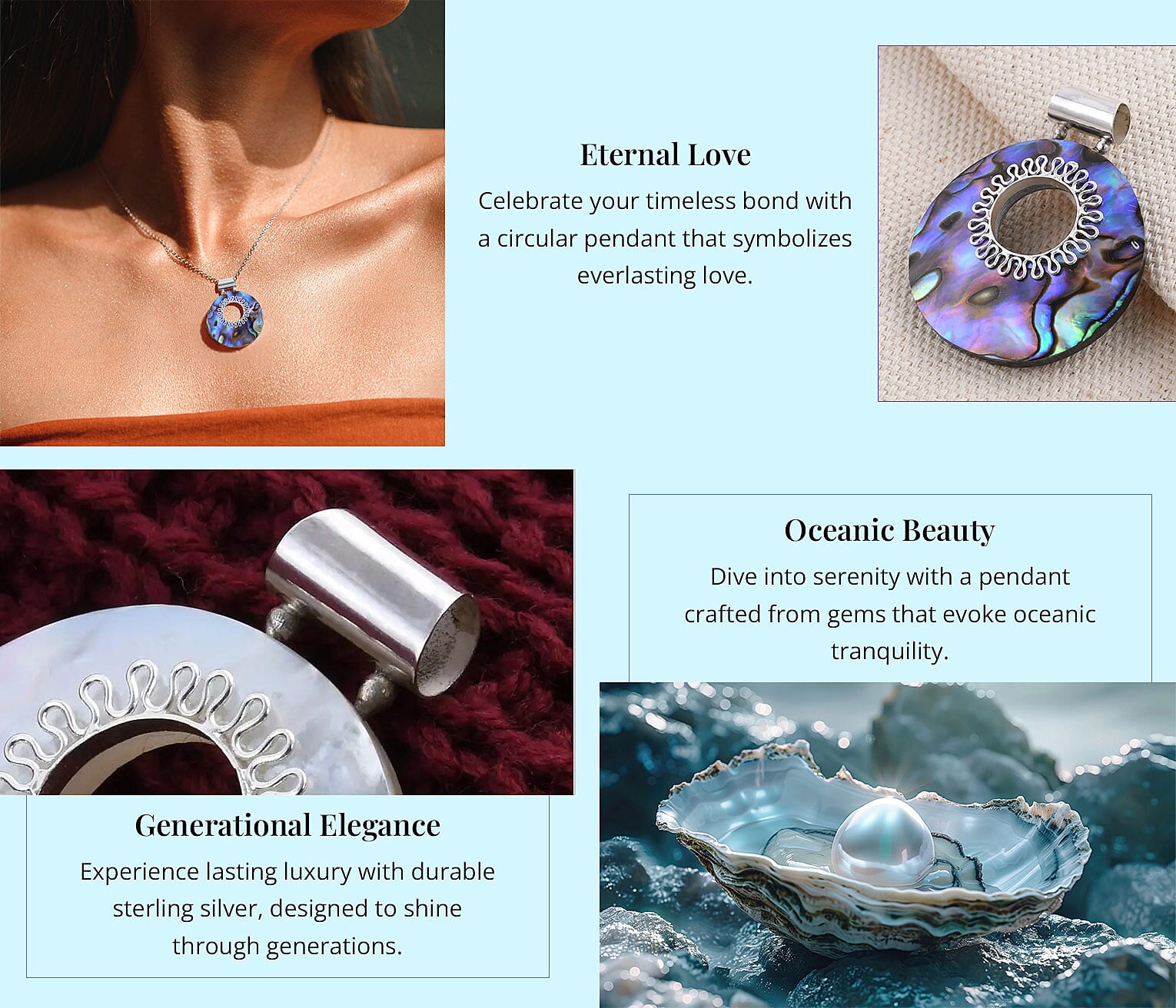 Pendant in Sterling Silver Banner