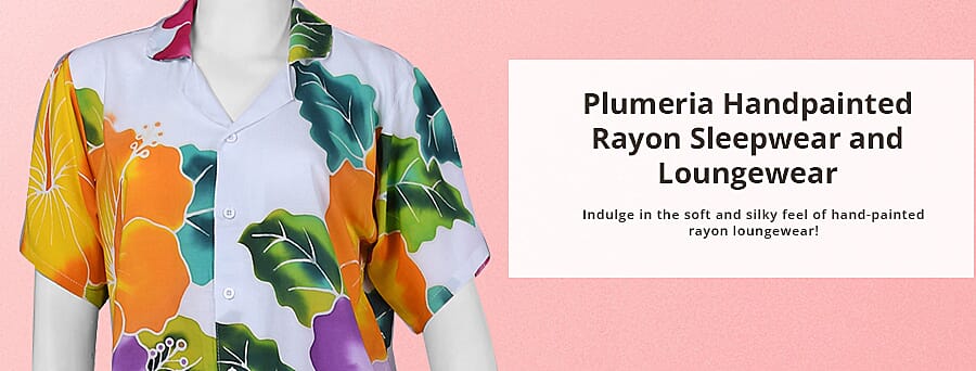 Plumeria Handpainted  Banner