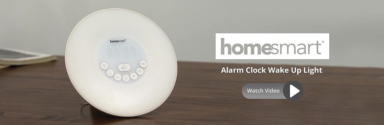 Alarm Clock Wake Up Light Banner