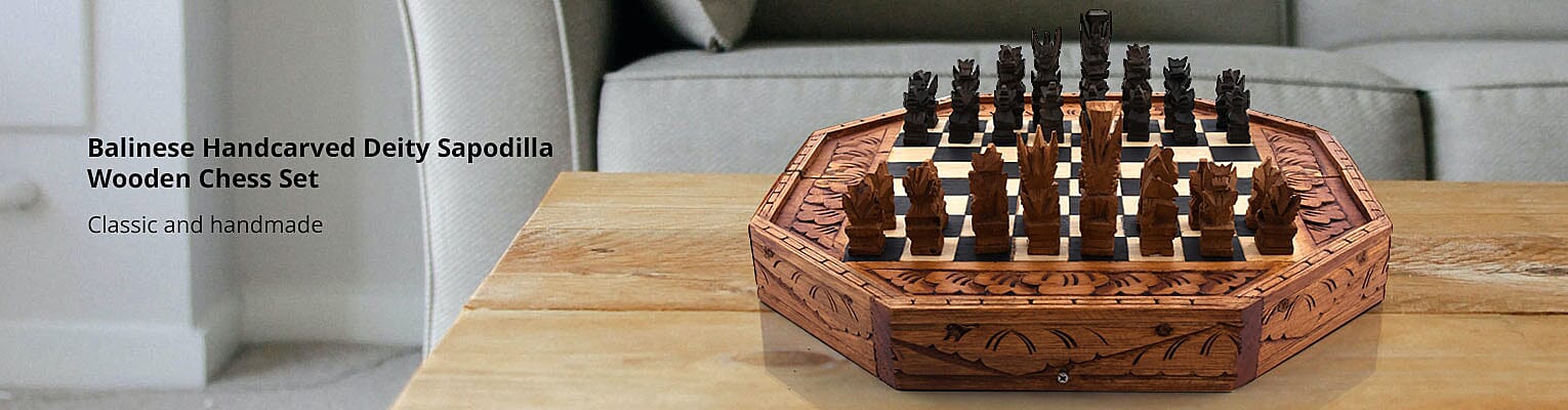 Wooden Chess Set Banner