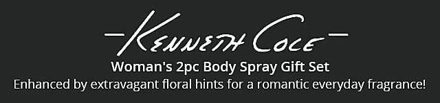 KENNETH COLE Woman's 2pc Body Spray Set Banner