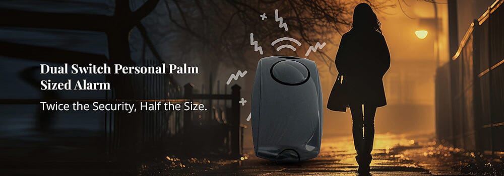 Dual Switch Personal Palm Sized Alarm Banner