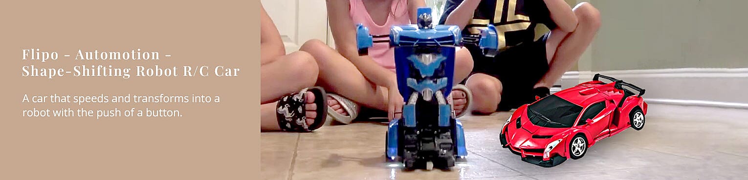 Flipo- Automotion - Shape-Shifting Robot R/C Car Banner