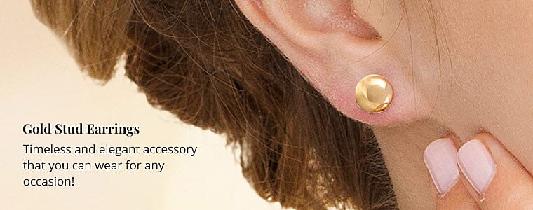 Ball Stud Earrings Banner