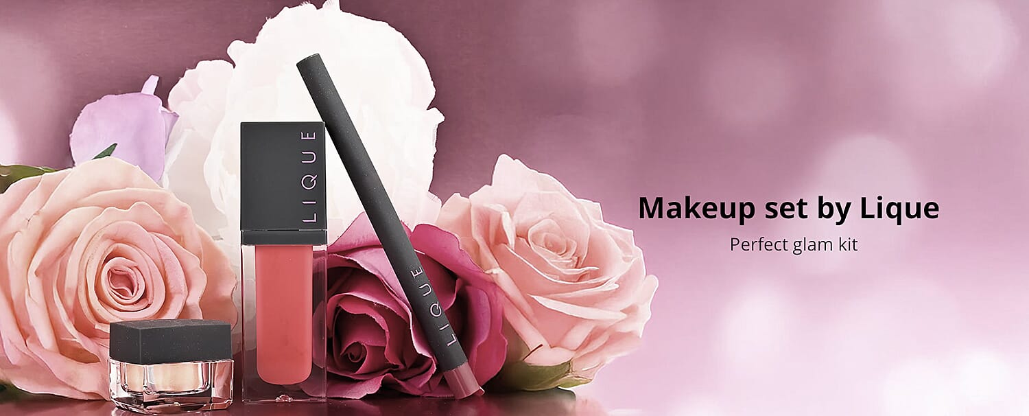 Makeup set by Lique Banner