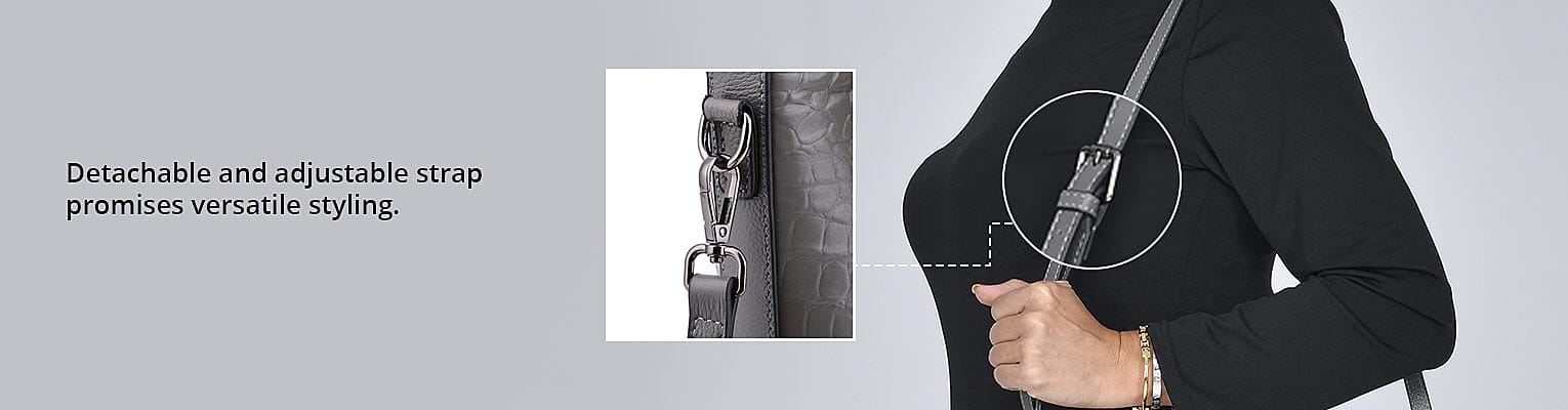 Detachable and adjustable strap