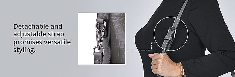 Detachable and adjustable strap