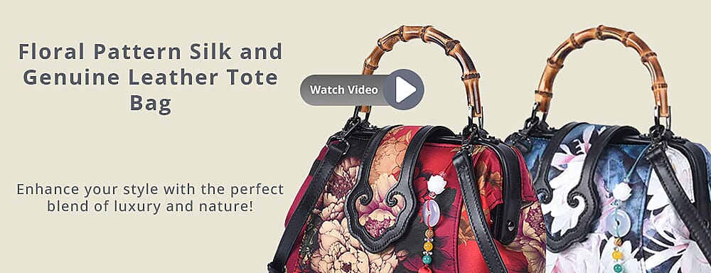 Pink Floral Pattern Silk   Banner