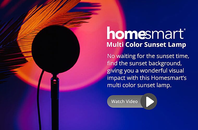 Sunset Lamp Banner