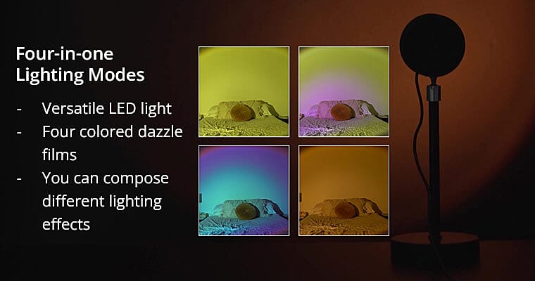 Four-in-one Lighting Modes Banner