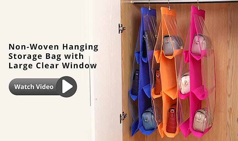 Non-Woven Hanging Storage Banner