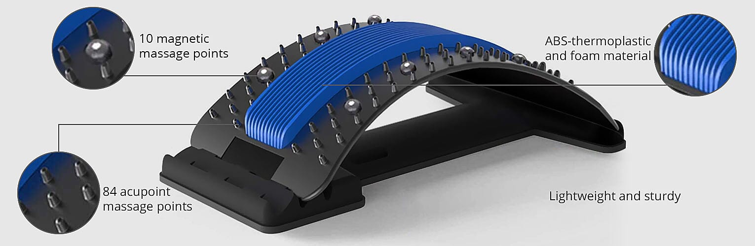 10 magnetic massage points