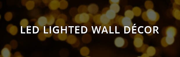 LED LIGHTED Wall DÃ©cor Banner