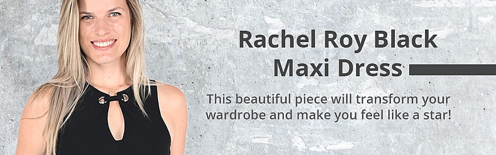Rachel Roy Black Maxi Dress     Banner