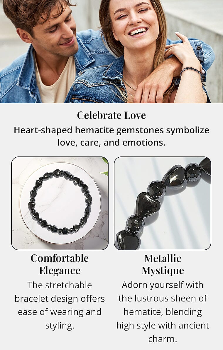 Hematite Bead Bracelet Banner