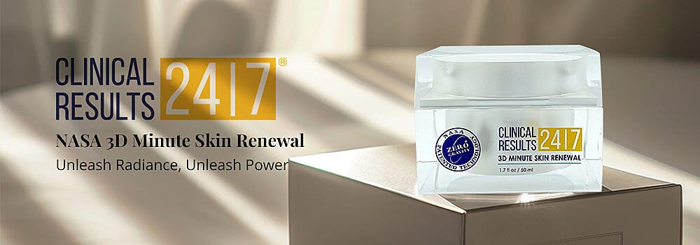 Clinical Results NASA 3D Minute Skin Renewal Banner