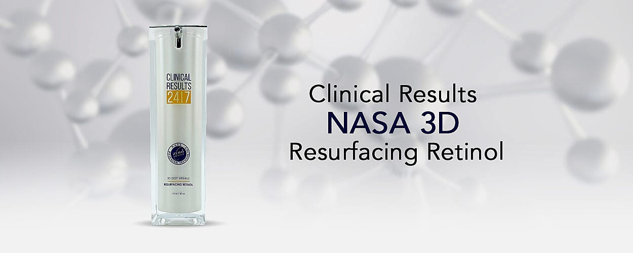 Clinical Results NASA 3D Dermal Rx Night Cream Banner
