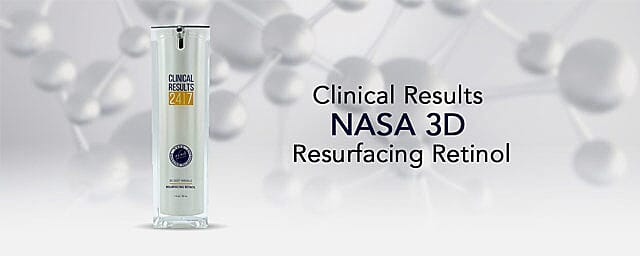 Clinical Results NASA 3D Dermal Rx Night Cream Banner