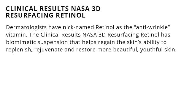 Clinical Results NASA 3D Dermal Rx Night Cream