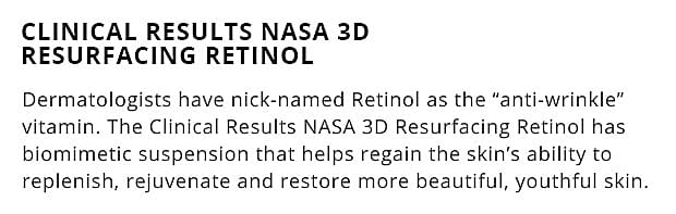Clinical Results NASA 3D Dermal Rx Night Cream