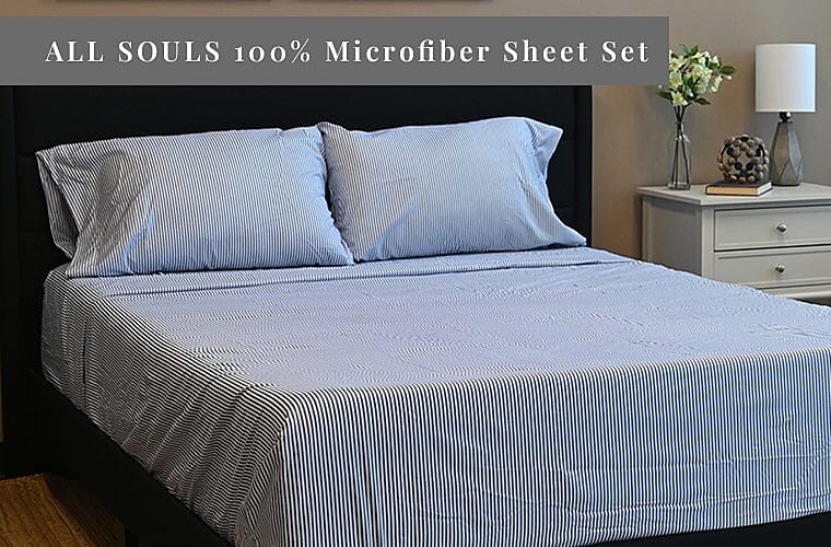 ALL SOULS 100% Microfiber Sheet Set Banner