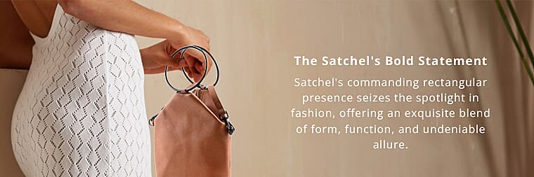 Vegan Leather Small Ring Satchel Bag Banner