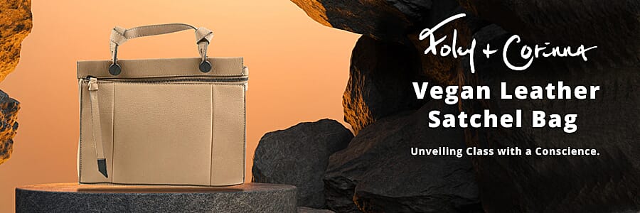 Foley & Corinna Vegan Leather Satchel Bag Banner
