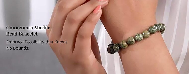 Connemara Marble Bead Bracelet Banner