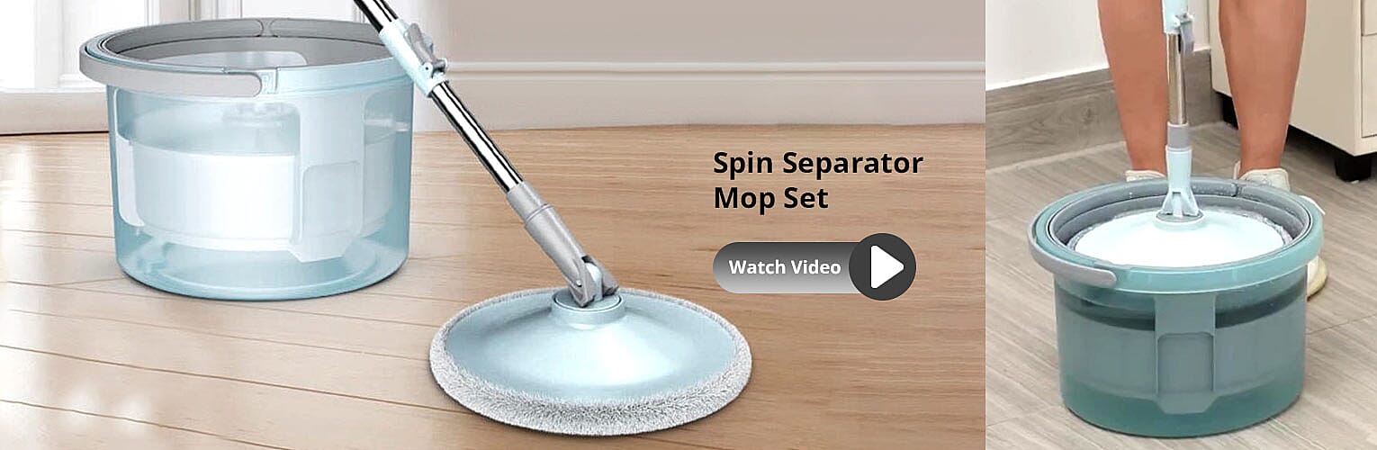 Spin Separator Mop Set Banner