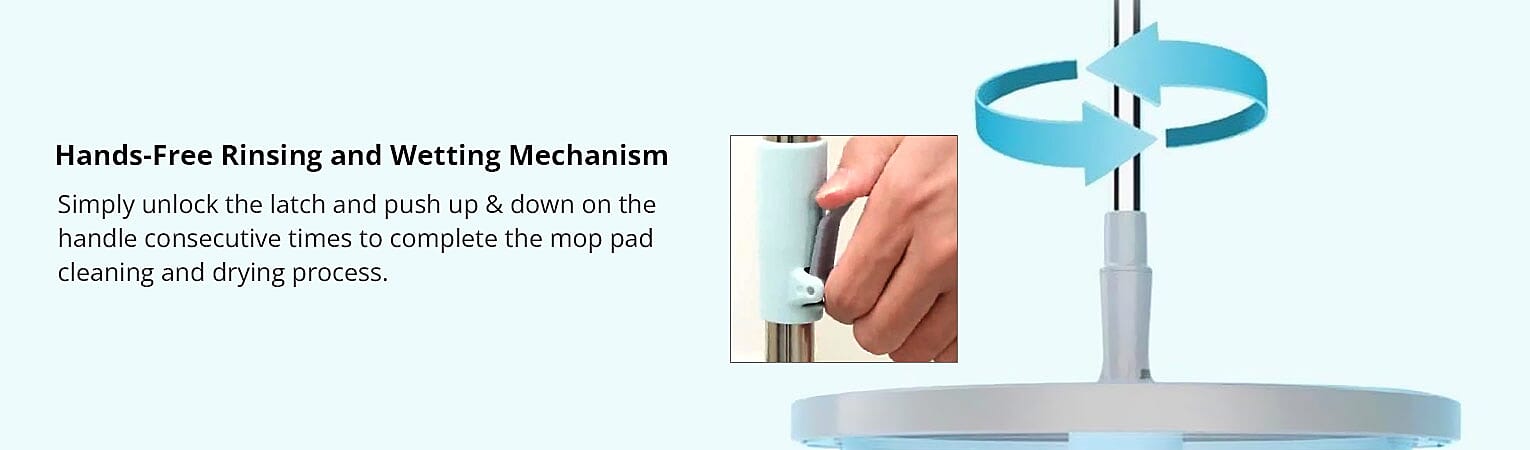 Hands-Free Rinsing Banner