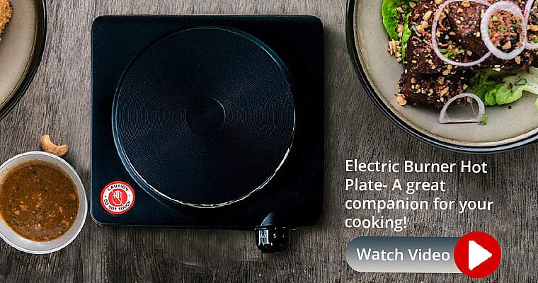 HOMESMART Electric Burner Hot Plate- A great companion for your cooking! Banner