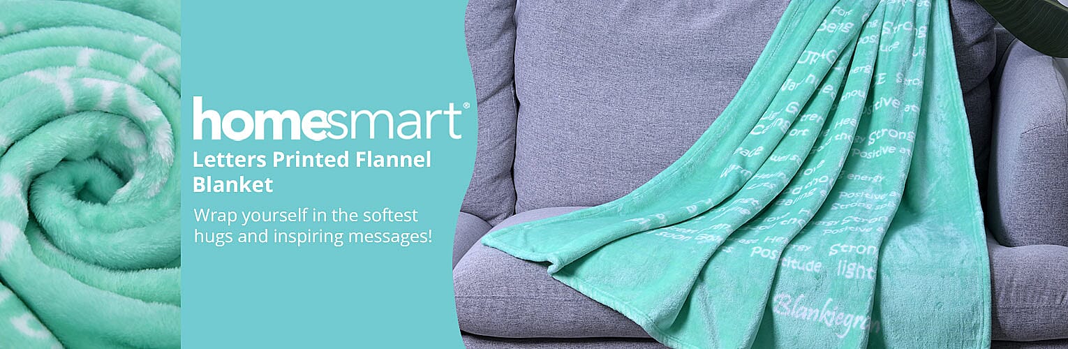 Printed Flannel Blanket Banner