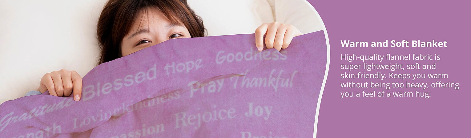 Warm and Soft Blanket Banner