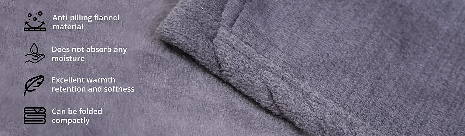 Anti-pilling flannel material Banner