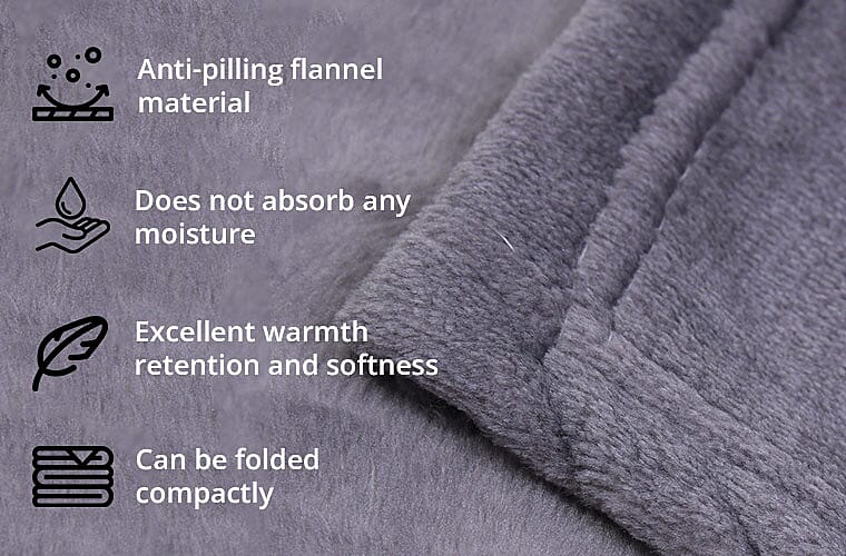 Anti-pilling flannel material Banner