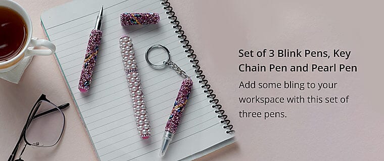 Set of 3 Blink Pens Banner