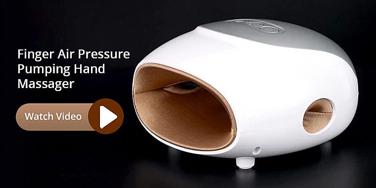 Finger Air Pressure Pumping Hand Massager Banner