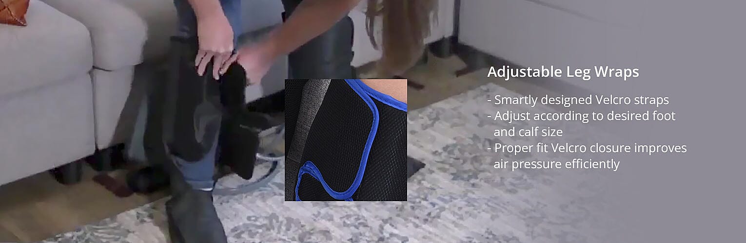 Adjustable Leg Wraps Banner