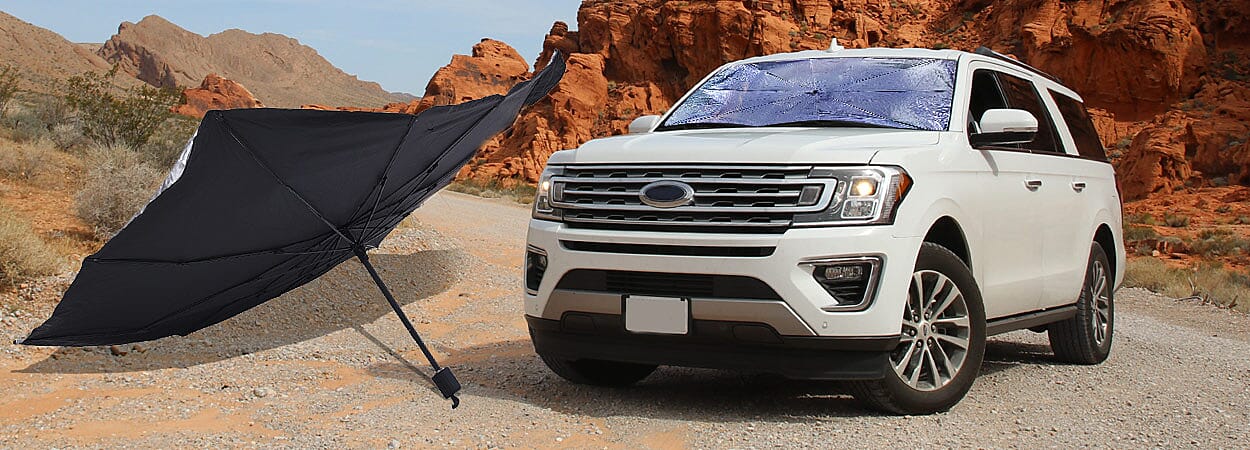 Car Shade Umbrella Banner