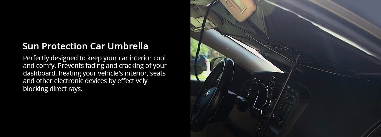 Sun Protection Car Umbrella Banner