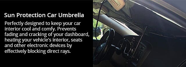 Sun Protection Car Umbrella Banner