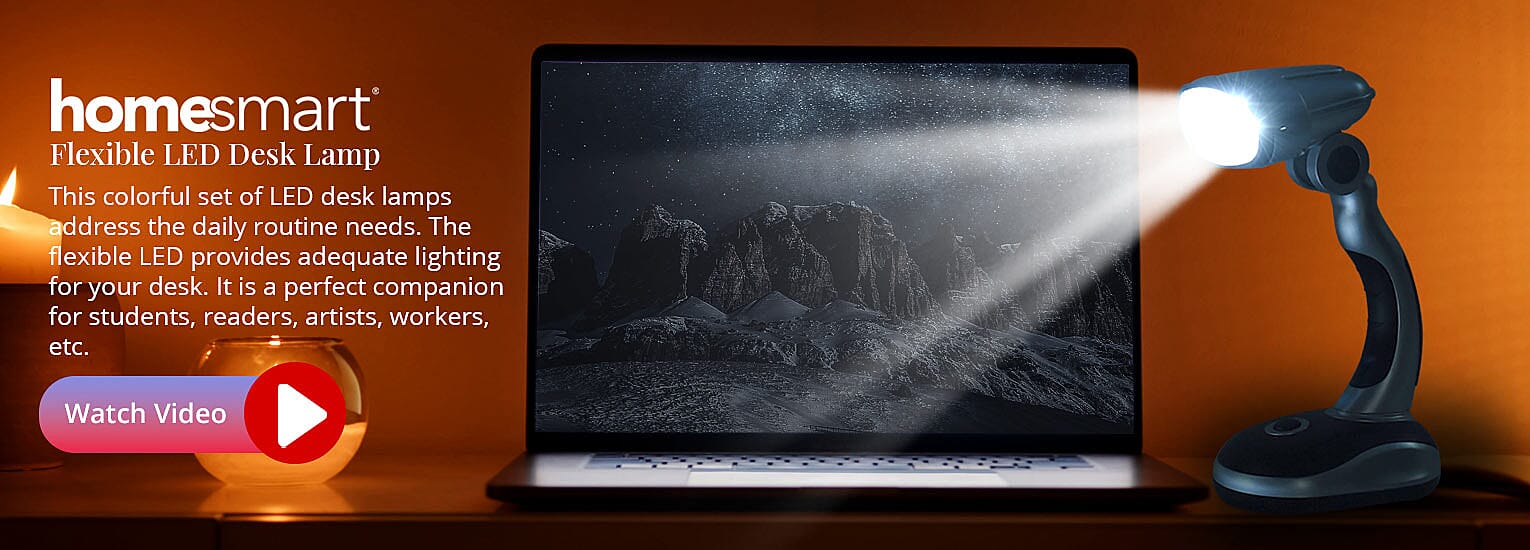 LED Desk Lamp Banner