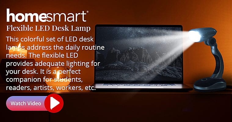 LED Desk Lamp Banner