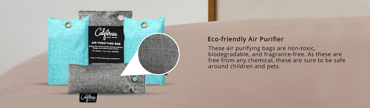 Buy Closeout CALIFORNIA HOME GOODS 8 Pack Bamboo Charcoal Air Purifying Bags at ShopLC