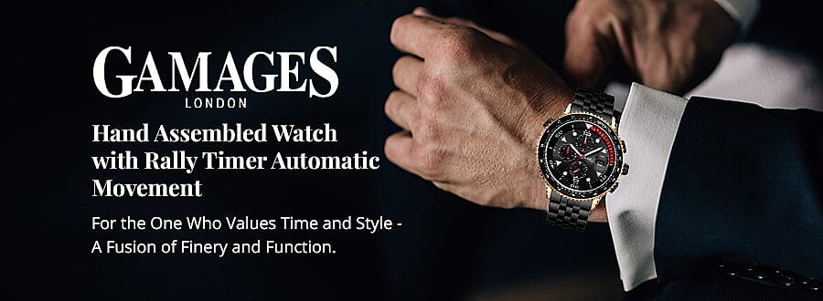 Gamages of London Hand Assembled Watch Banner