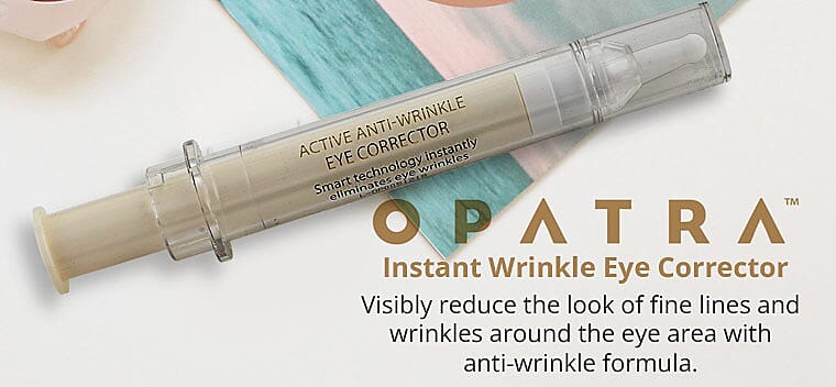 OPATRA Instant Wrinkle Eye Corrector Banner