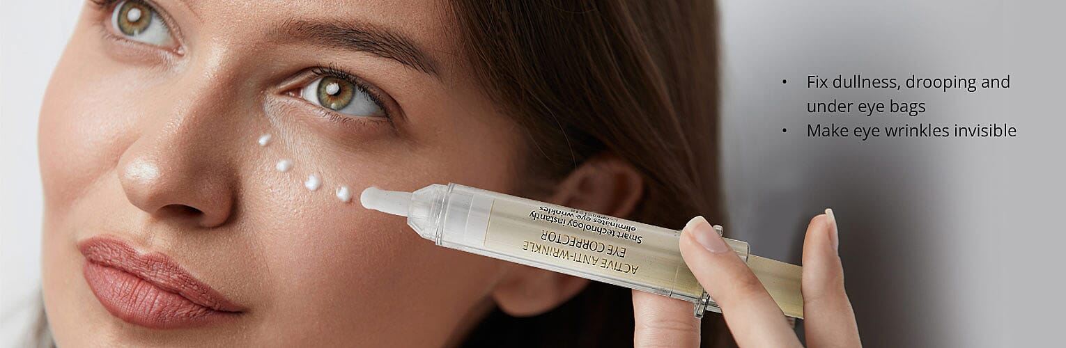 Make eye wrinkles invisible Banner