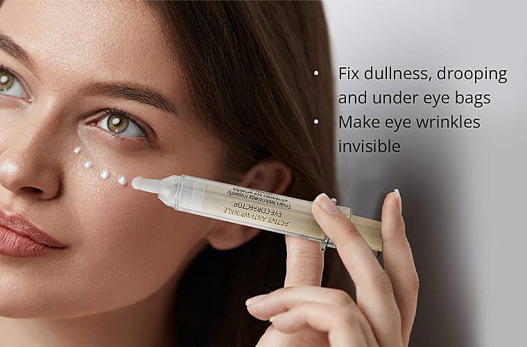 Make eye wrinkles invisible Banner